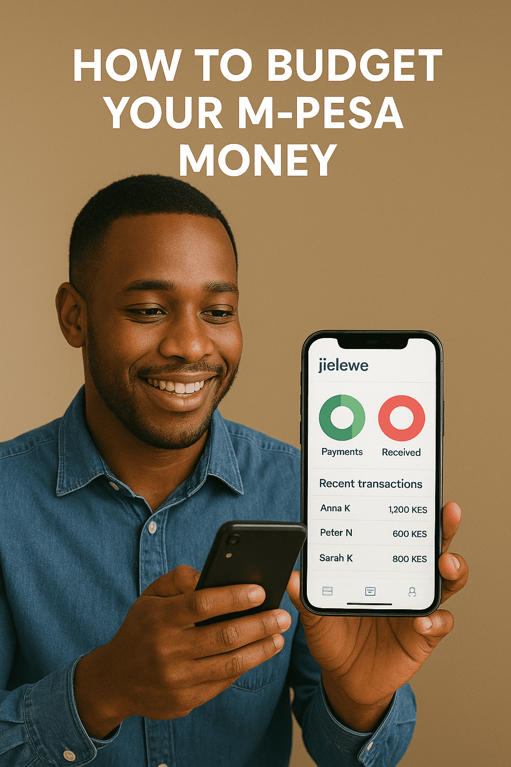 Kenyan student using Jielewe app to avoid Fuliza loans and save money