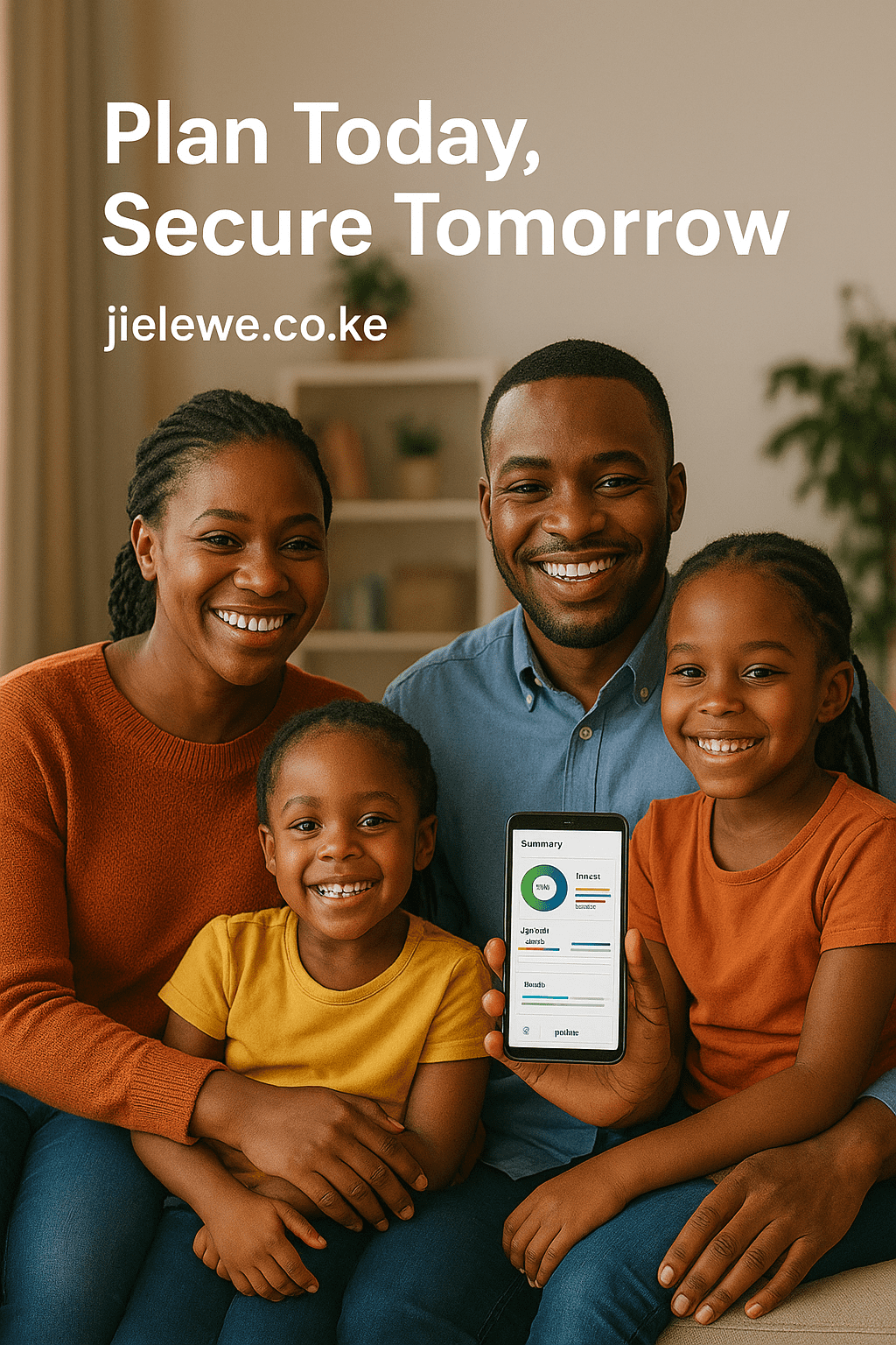 Kenyan entrepreneur using a finance app to manage business and personal finances separately