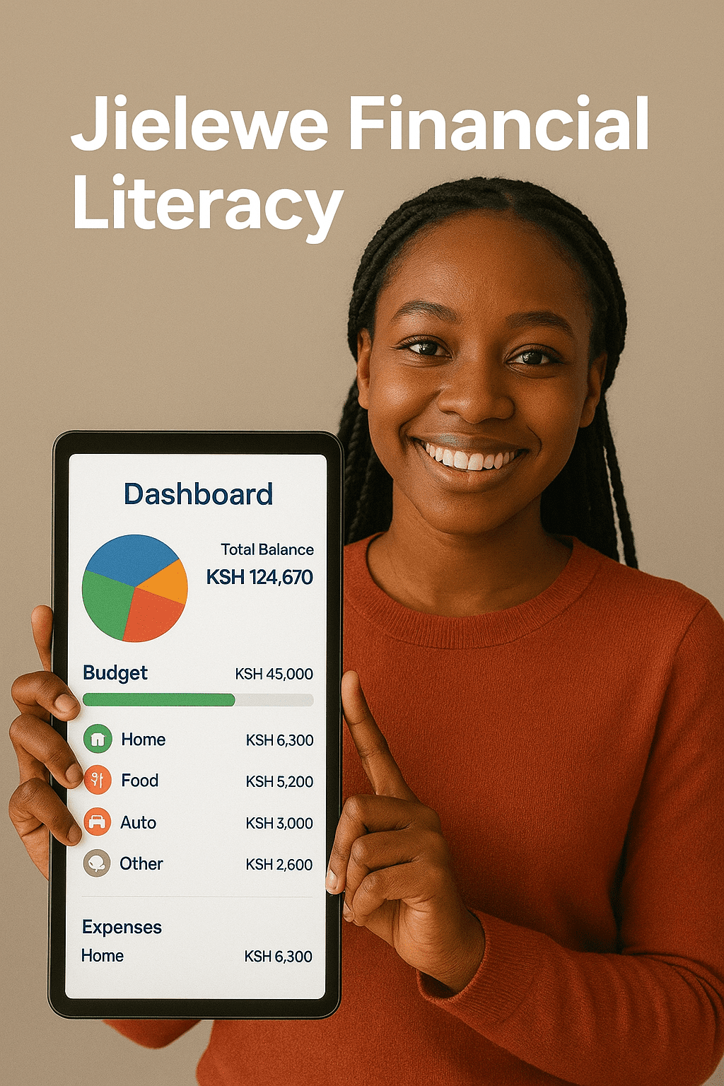 Kenyan students learning financial literacy with help from the Jielewe app